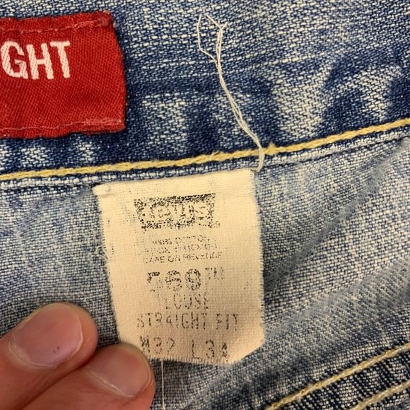 Men's VTG 569 Loose Straight 100% Cotton High Rise - Picture 9 of 10